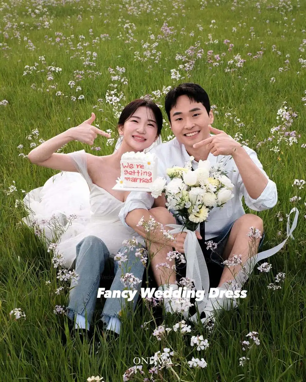 Ausgefallenes, elegantes, herzförmiges Korea-Hochzeitskleid, weiches Tüll-Rückenkorsett, Abendkleider, bodenlange formelle Kleider, individuell gestaltet