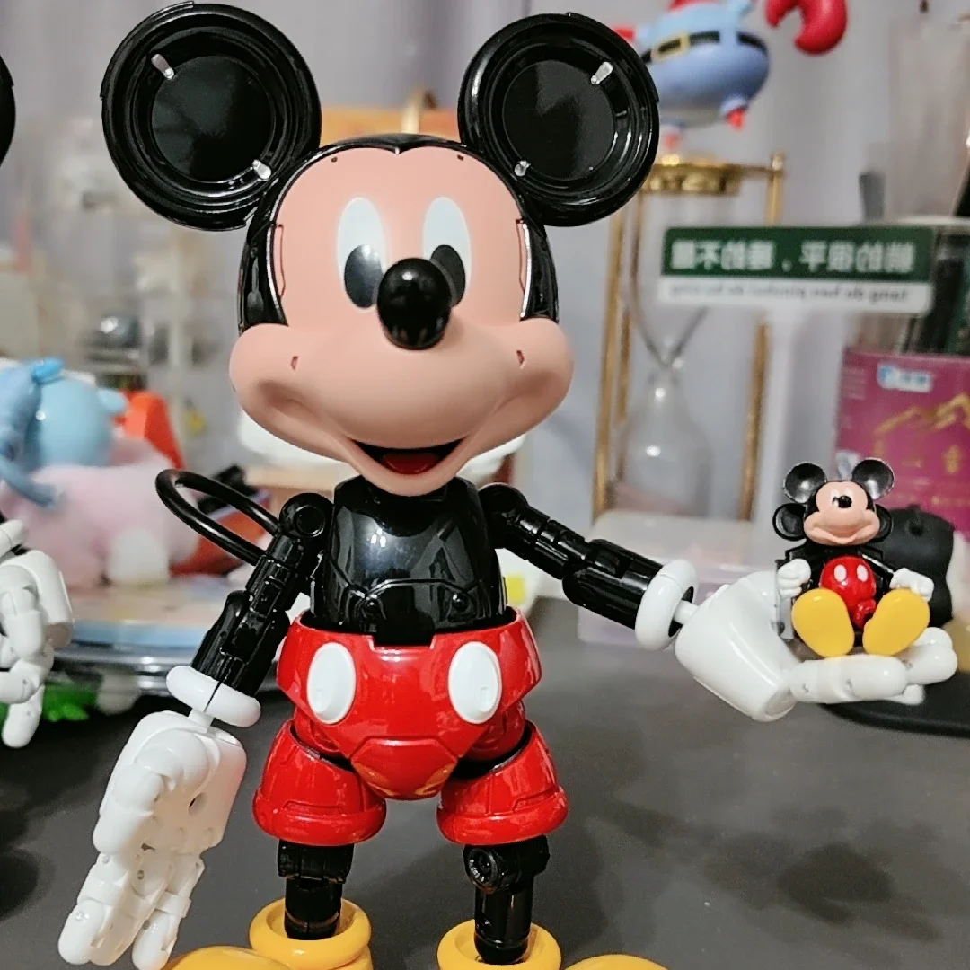 

Disney Mickey Mouse Figure Mickey Mouse Anime Figures Mecha Mickey Classic Nostalgic Obsolescence Figures Limited Model Toy Gift