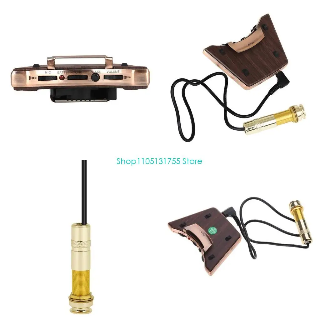 

K0EF Acoustic Guitar Pickups GGP-01 Guitar Accessory for Classic Folk Guitar