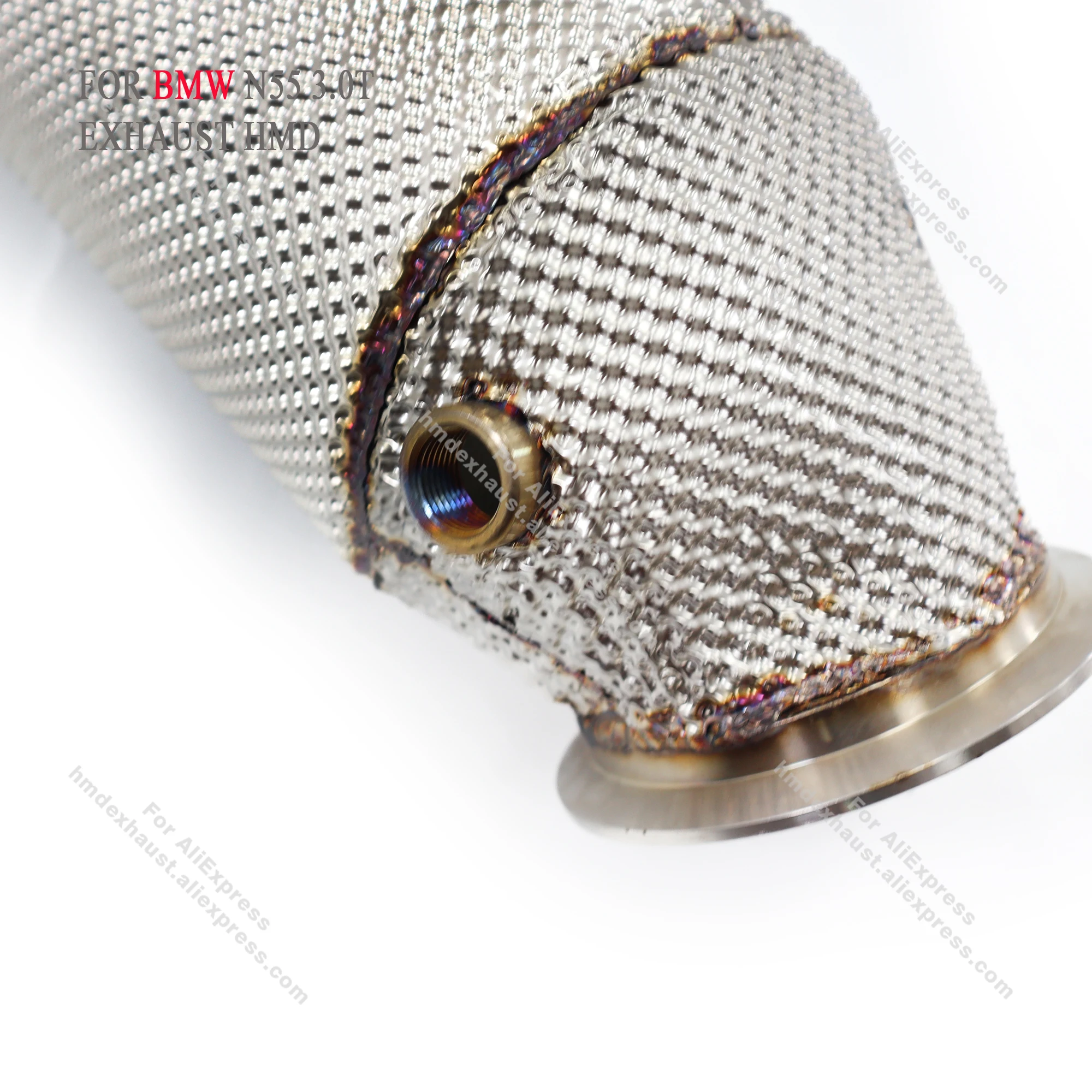 HMD Hot sale Exhaust System High Flow Performance Downpipe for BMW 640i N55 Engine 3.0T With Catalytic Converter Header