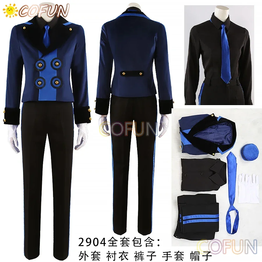 [Customized] Pr3 Theodore Cosplay Costume Uniform Velvet Room Yuuki Makoto Cos Clothing with Hat Party Christmas Halloween