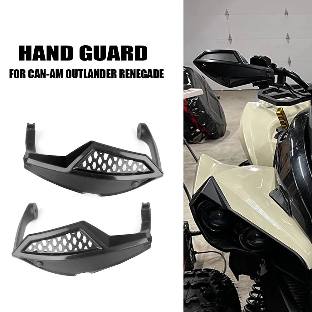 

ATV Hand Guard Wind Deflector Handguard Handlebar Protector Kit For Can-Am Outlander 450 500 650 800 1000 Renegade DS G2 G2L G2S