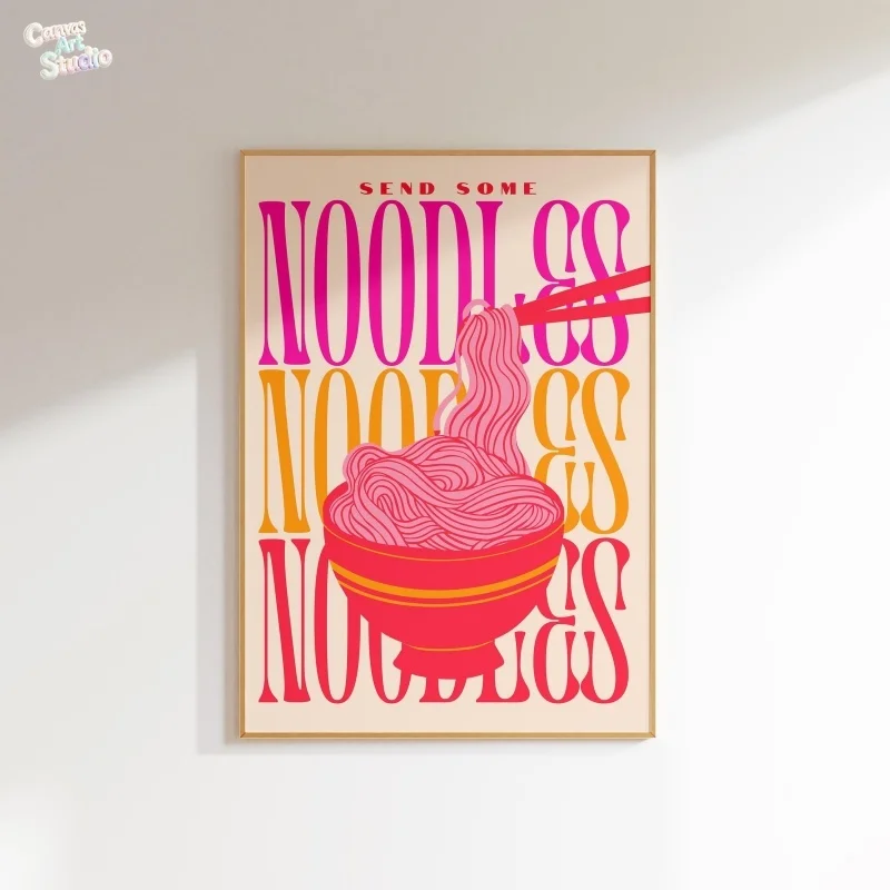 2026 Color Food Art Quote Poster Pasta Club Canvas Painting Wall Prints French Fries Kitchen Pictures for Living Cafe Home Decor