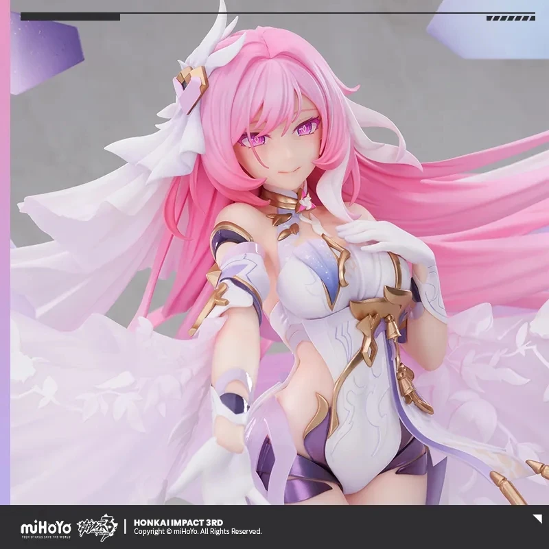 [Genuine] 2025 Anime Game Honkai Impact 3RD Elysia 1/7  HERRSCHER OF HUMAN :EGO 28CM Figure Cosplay Fashion Accessories Gift New