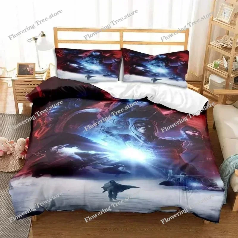 

3D Printed Game Destiny Bedding Set Duvet Cover Bedroom Comforter Covers Single Twin King Size Quilt Cover Home Textile029
