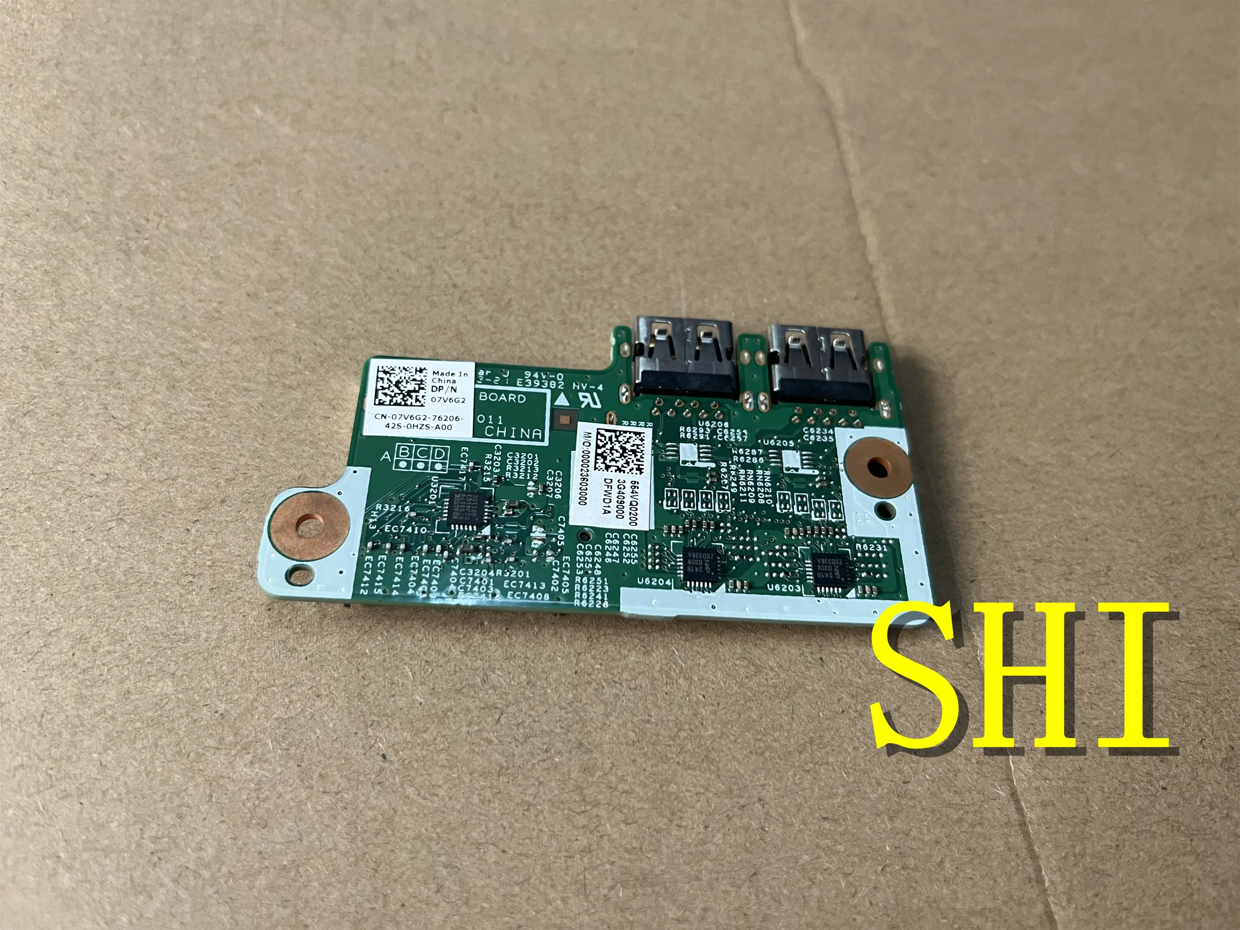 

07V6G2 original FOR Dell Inspiron 15Z 5523 USB SD Card Reader Board 7V6G2 100% Test ok Free shipping