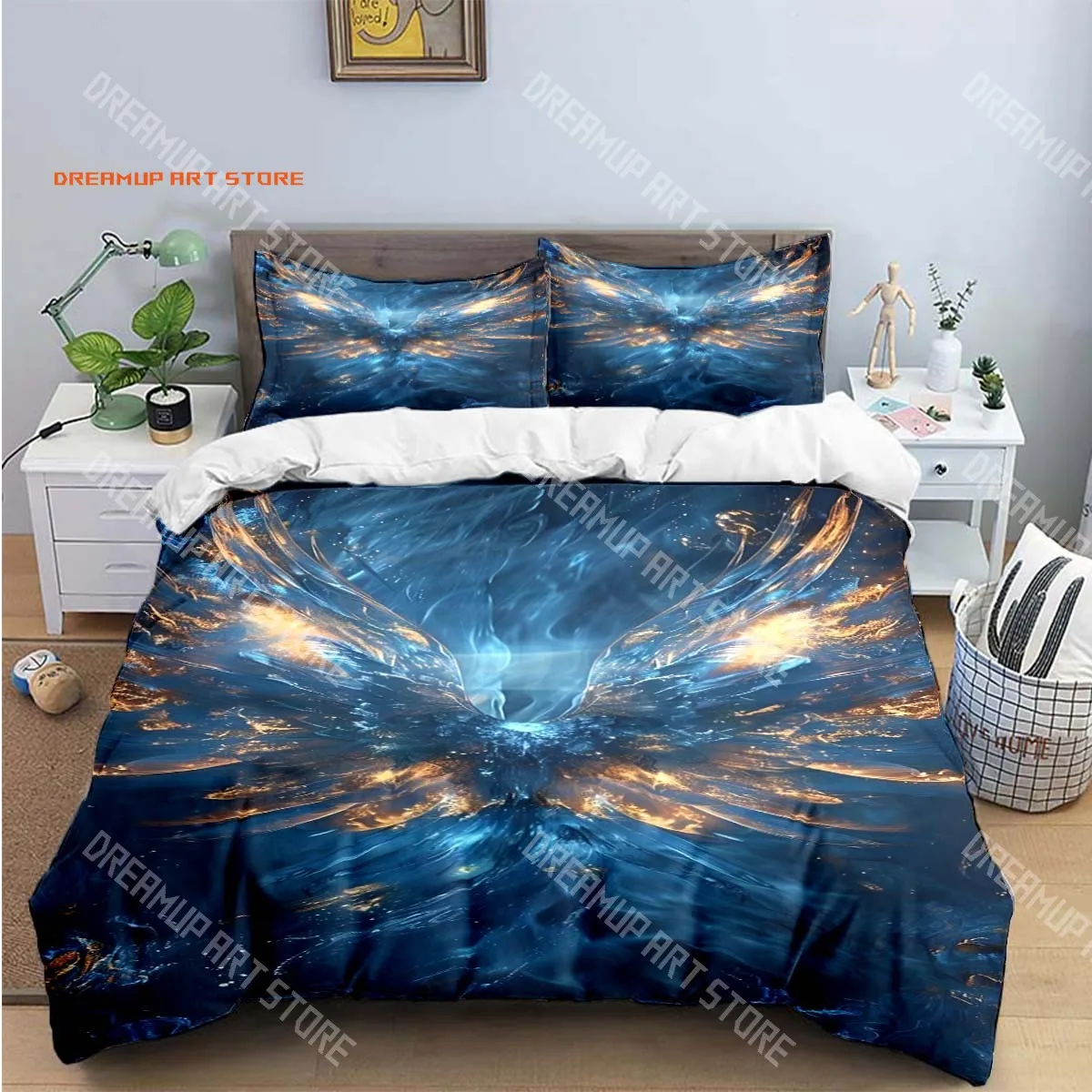 2026 Fashion Popular Mythical Beast Phoenix Print Bedding Sets Bed Supplies Set Duvet Cover Bed Comforter Set Bedding Set Luxury