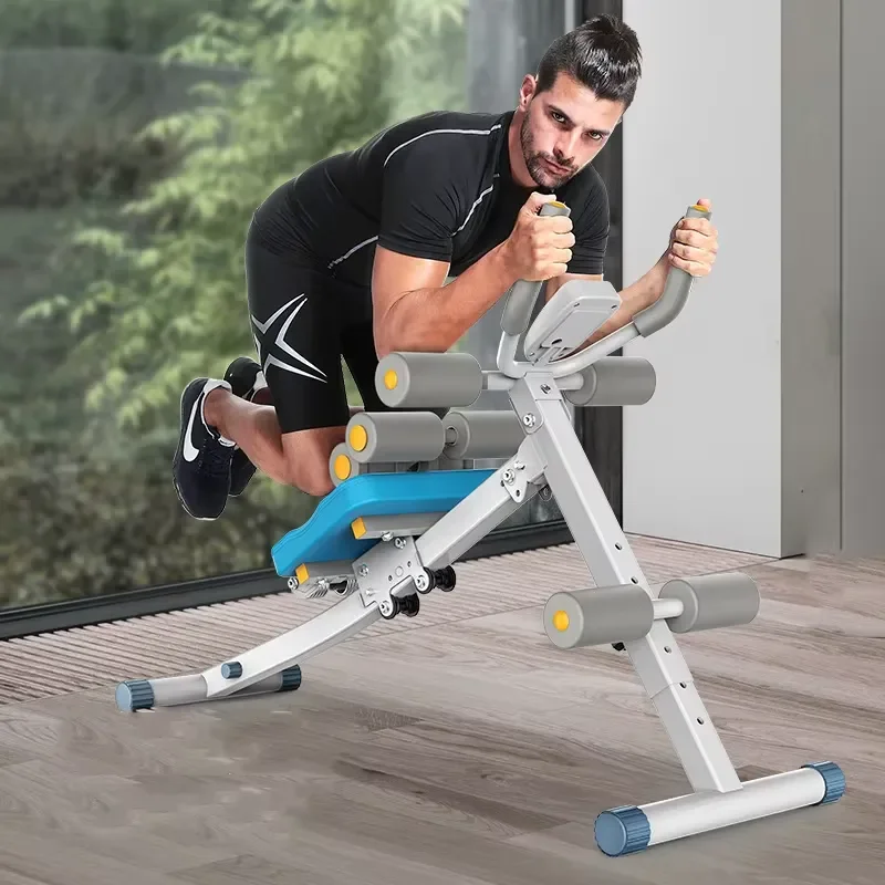 Abdominal trainer, abdominal exercise machine, multi-functional fitness equipment, foldable abdominal trainer with resistance