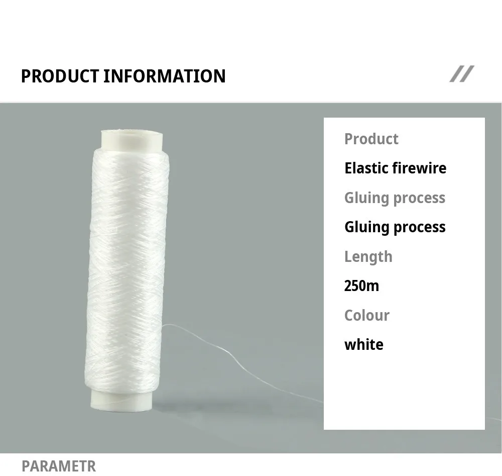 0,2 mm 250 m Hochfeste Elastische Angelschnur Unsichtbare Angelköderschnur Elastischer Faden Angelschnur Gute Angelschnur – Detail 2