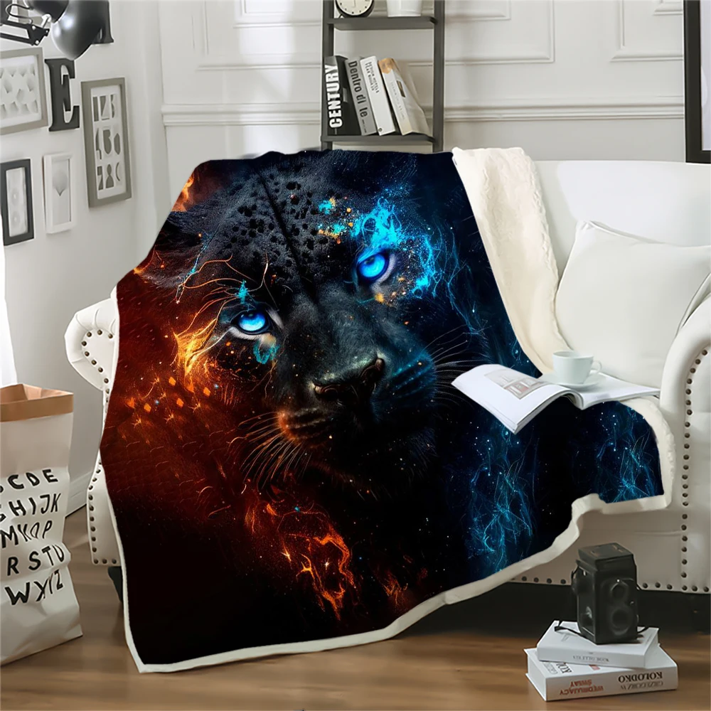 CLOOCL Fashion Animals Blankets Shiba Inu and Dusk 3D Printed Throw Blankets for Beds Beddings Thin Fluffy Quilts 5 Size