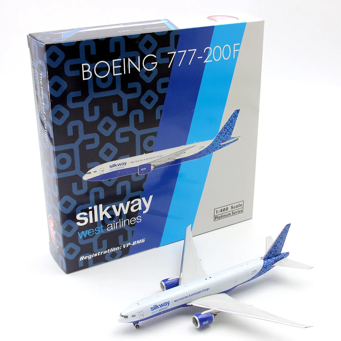 Diecast 1:400 Scale Phoenix 12038 Silk Road West Air B777-200F VP-BMG Alloy Aircraft Model