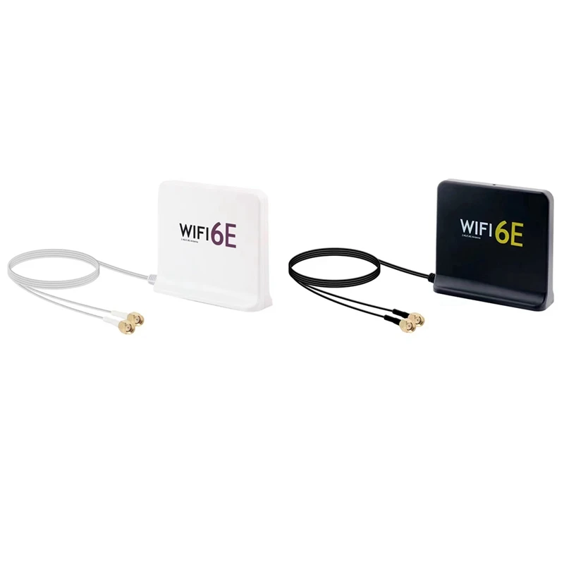 Portable 2.4G/5G/6G Wifi 6E Antenna With Cable Indoor Wireless Antenna With Magnetic Bottom For Network Card