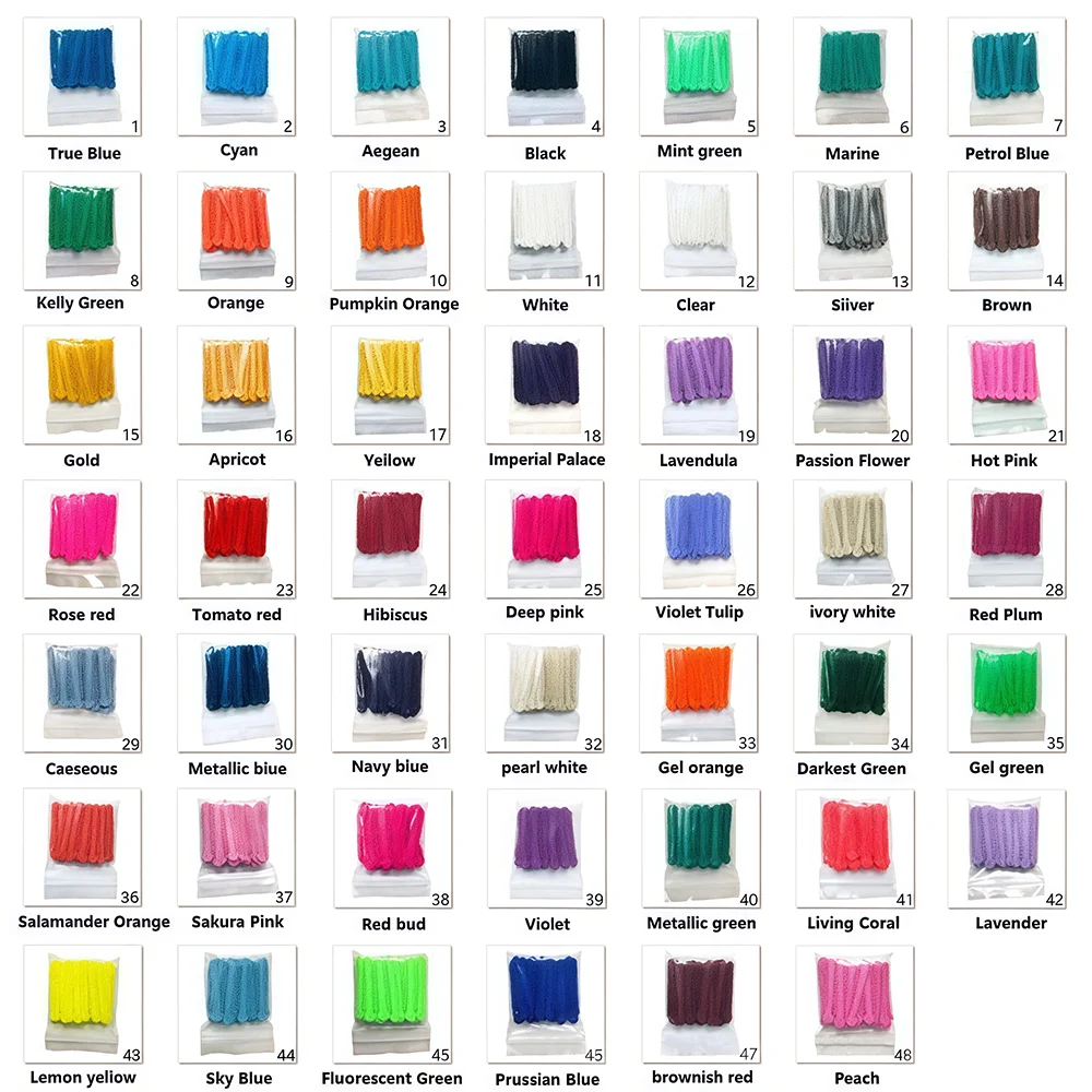 Mehrfarbige orthodontische elastische O-Ring-Gummibänder, mehrfarbige zahnärztliche Ligatur-Gummibänder, orthodontisches Ligaturring-Set - O-Ring-Zahnligaturringe für orthodontische Behandlung und Zahnspangen, 48 Farbe – Detail 3