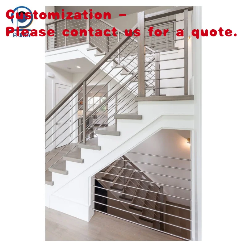 

custom.Prima Indoor Straight Wood Tread Railing Modern Floating Staircase Led Light Stair Stair Design