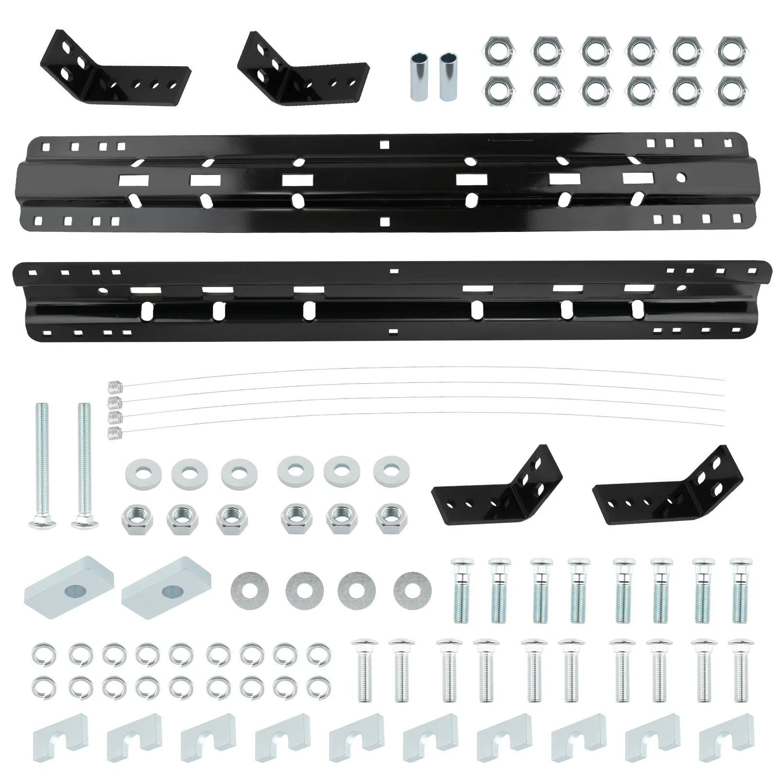 Trailer Hitch Base Rail Kit & Installation Kit for Gooseneck Fifth Wheel For Toyota Tundra All Styles 2007 - 2009