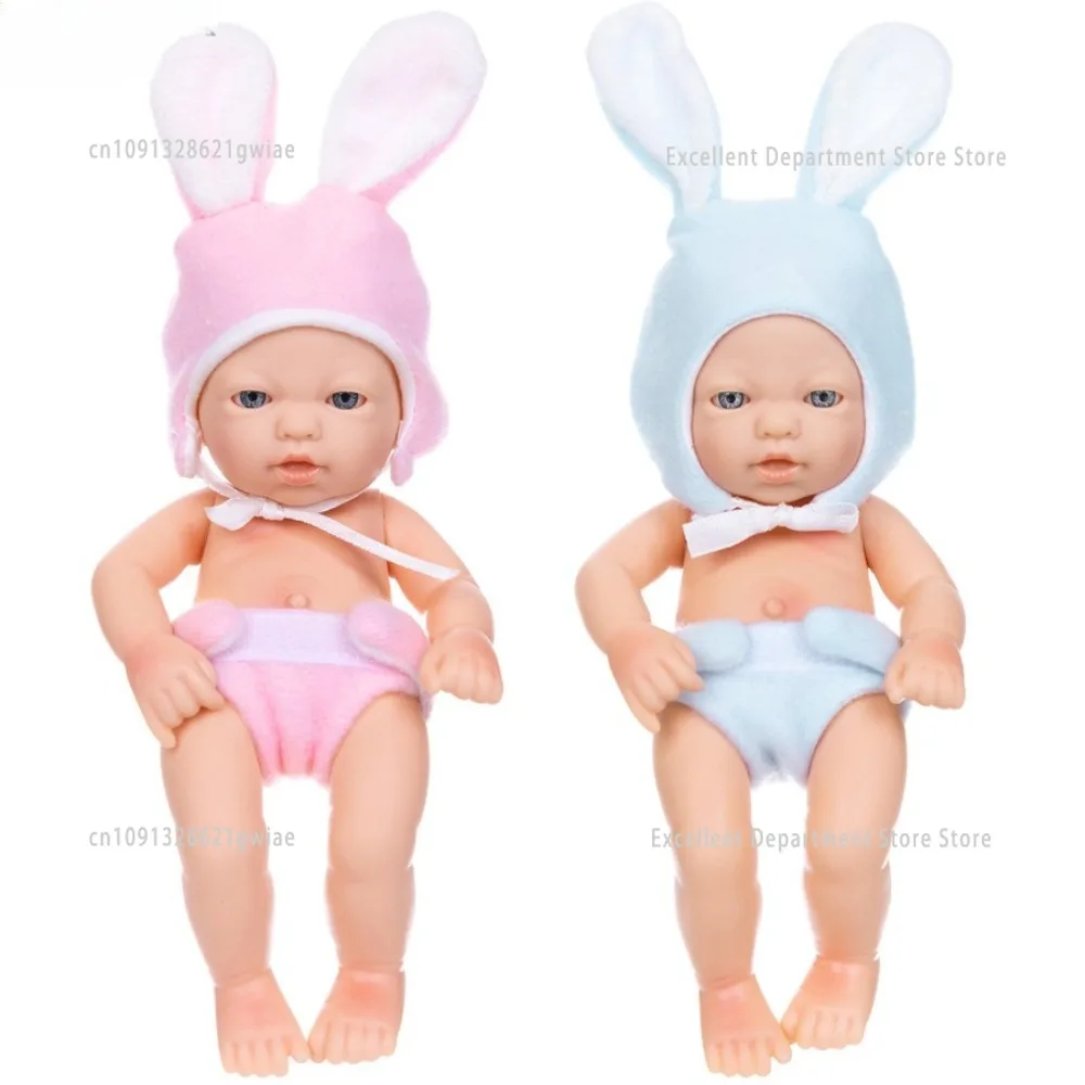미니 7인치 리본 인형 17.7cm 신생아 인형 아기 장난감 모델 어린이 남아 여아 할로윈 크리스마스 장난감 선물