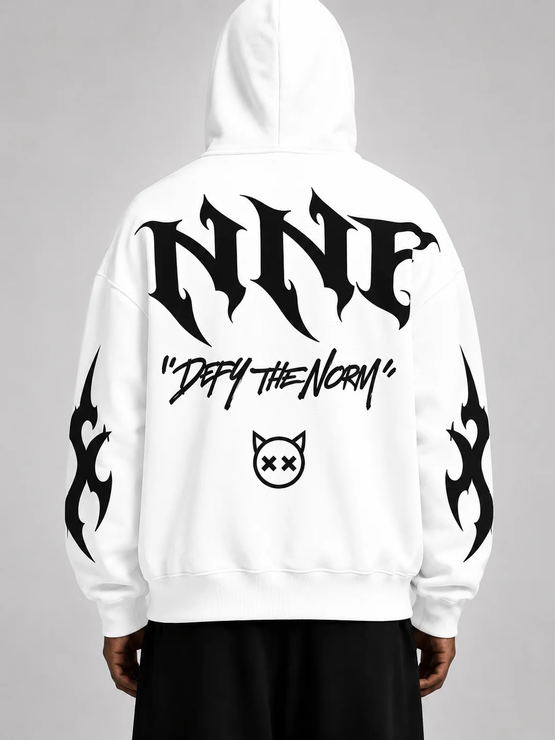 Y2K Punk Gothic Buchstaben-Print Hoodie für Männer und Frauen, Herbst-Winter Loser Pullover, Hip-Hop Streetwear, Langarm Casual Oberteil – Detail 4