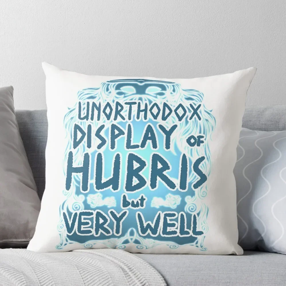 Hubris Throw Pillow Pillowcases Bed Cushions Pillowcases Pillow