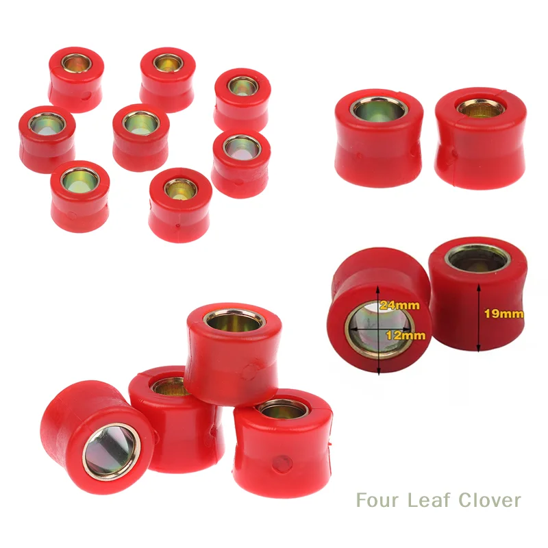 Juego de parachoques para amortiguador de motocicleta, fundas de cojín de goma delanteras/traseras de 10/12MM para protección contra golpes, 4 Uds.