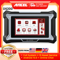ANCEL DS200 OBD2 Scanner All Systems Diagnostic Tool 15+ Reset Services ABS Bleeding SAS Reset Gearbox Relearn Lifetime Free Use