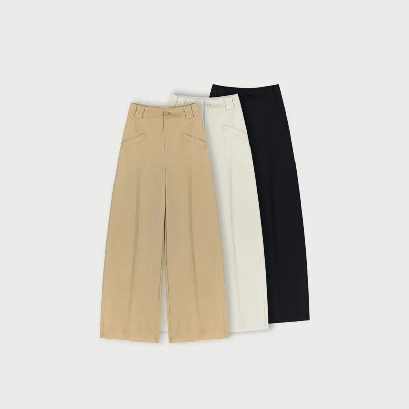 

2026This year's popular women's spring new style high-waisted straight-leg cloud-like casual long pants