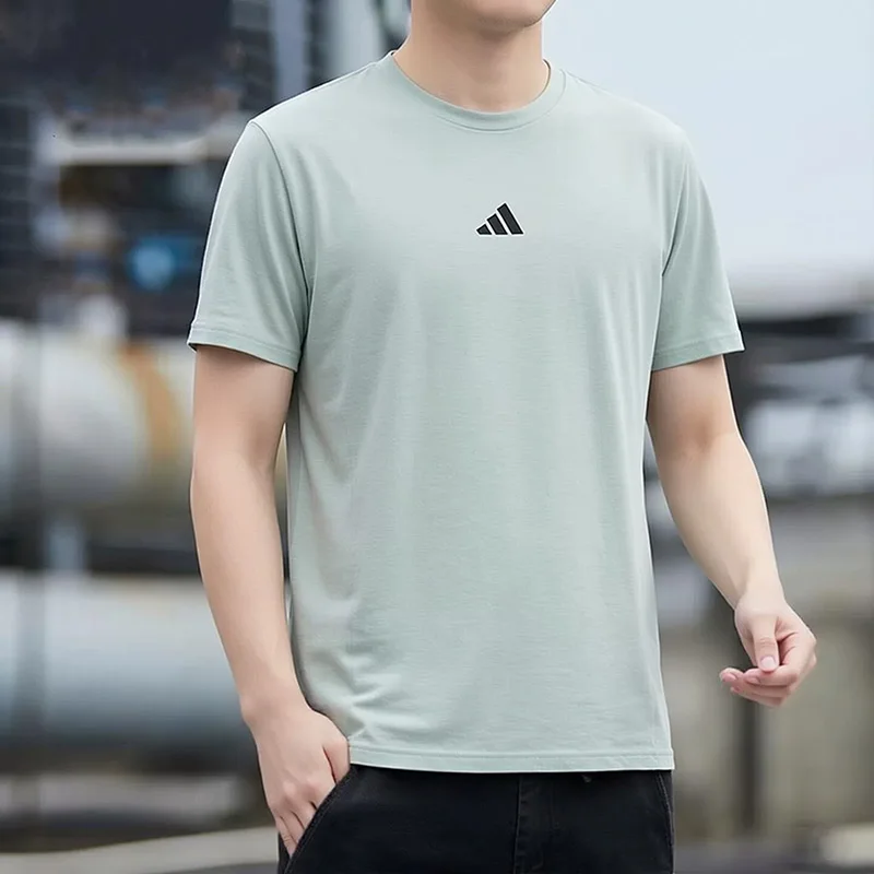 

Adidas Quick-Dry Short-Sleeved Men's Summer New Ice-Silk Sport Running Fitness Lightweight T-Shirt Top KA7290-KA7296