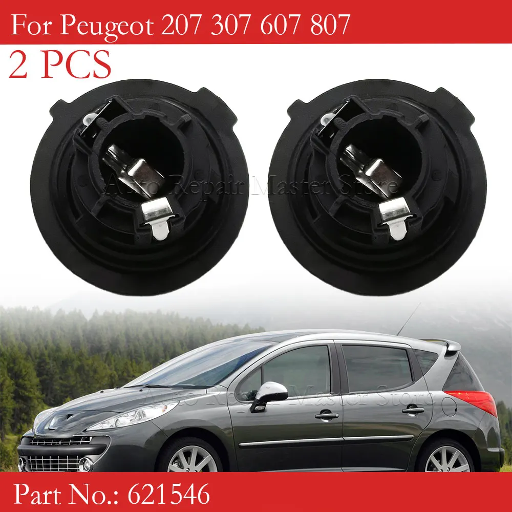 2 PCS For Peugeot 207 307 607 807 621546 Accessories Bulb Indicator Holder Socket Car Auto Turn Signal Light Lamp Replacement