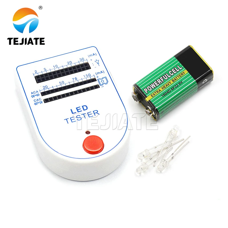 1PCS 2~150mA Mini Handy LED Test Box Tester For Light-emitting Diode Lamp Bulb Battery Tester Handy Device LED Tester