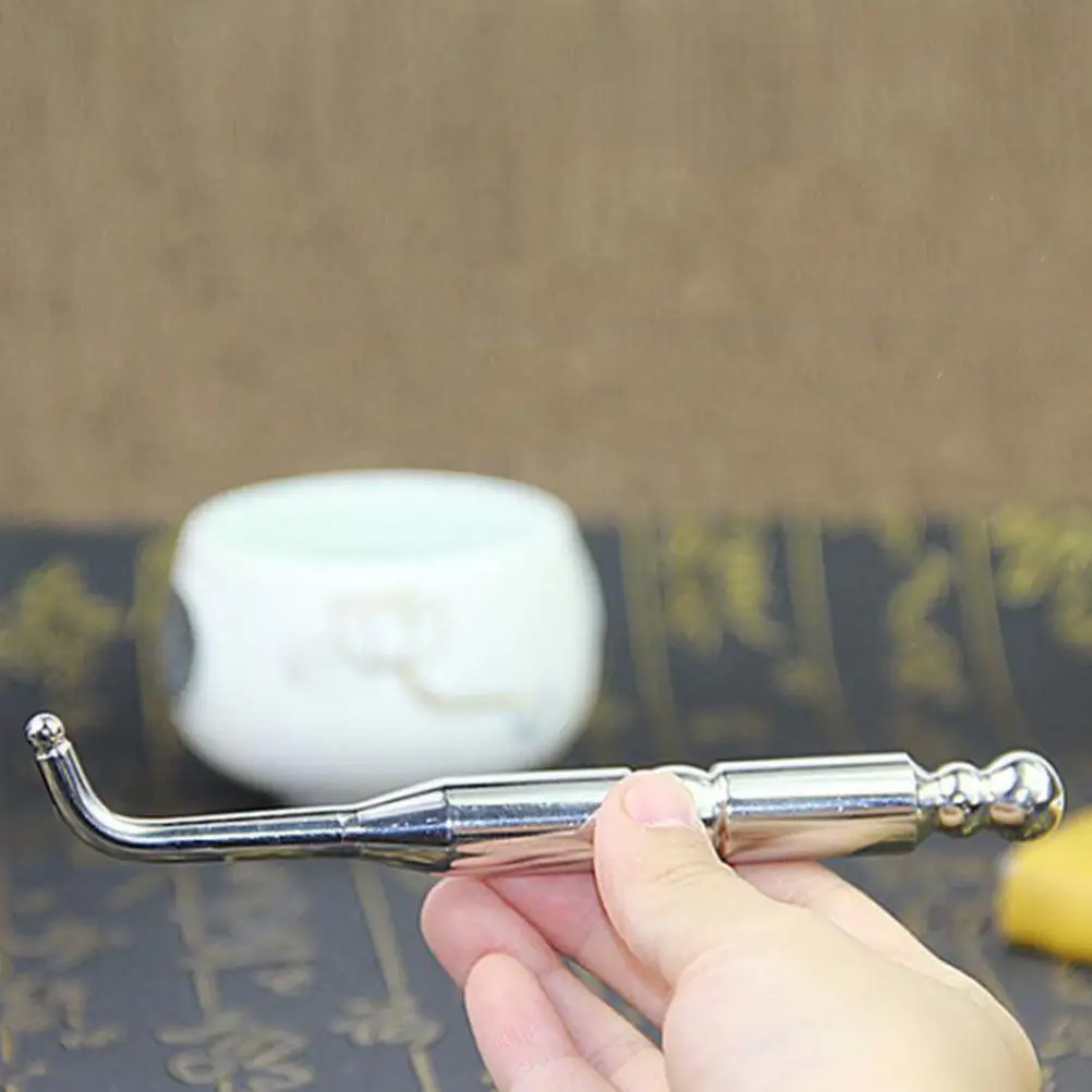 

1Pcs Ear Auricular Point Massager Acupuncture Pen Lightweight Portable Non-Slip Handle Rounded Tip Pain Relief Therapy Tool