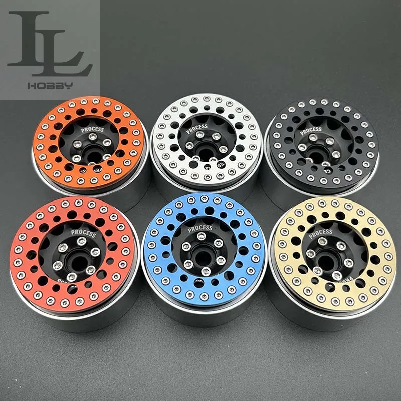 

1.9 2.2 inch Crawler Car metal wheel hub for 1/10 Axial Scx10 90046 D90 Traxxas Trx4 Trx4m D12 rc car Upgrade Accessories