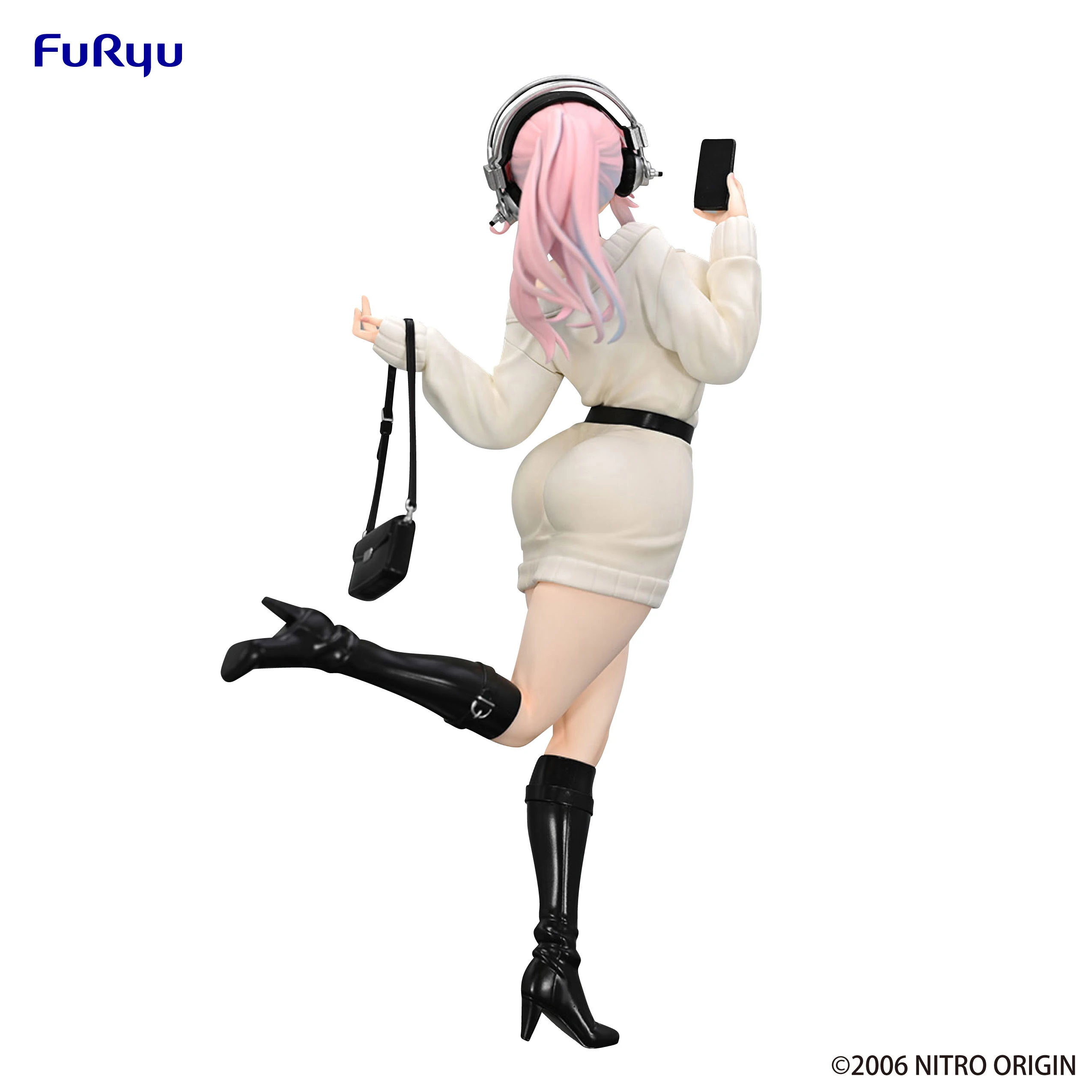 Genuine Original FuRyu SUPER SONICO THE ANIMATION SUPERSONICO Anime Figure Boxed Collectible Model Doll Statuette Ornament Gifts