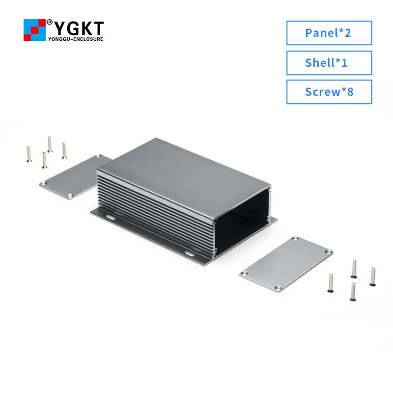 Metal safe project box circuit board rail transit Tester Instrument housing PCB enclosure custom service supply J26 97*40.5mm