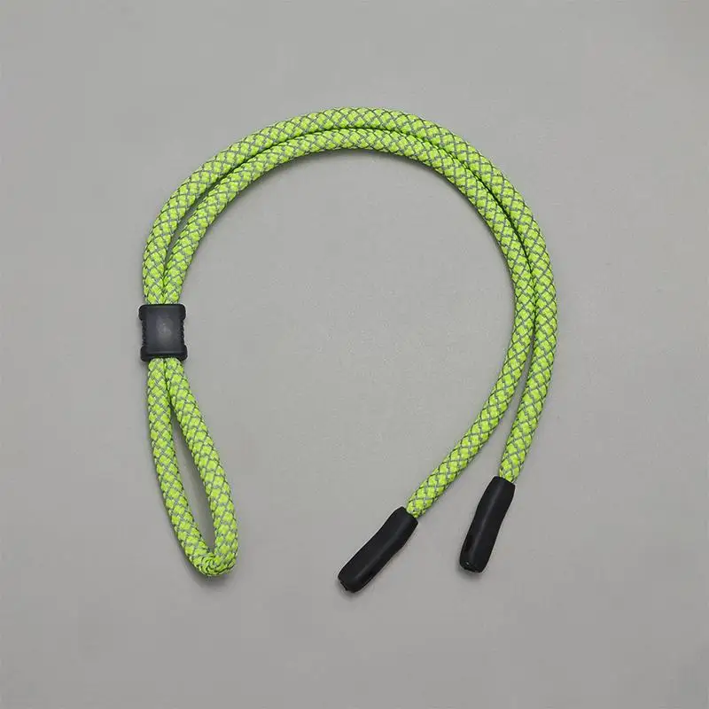 Brillenkette Rutschfeste Sonnenbrillenkordel Reflektierendes Brillenband Brillenhalter Sport Verstellbares Brillenband für den Hals