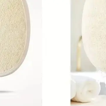 Natural Loofah Body Scrubber Bath Exfoliating Sponge Soft Shower Brush Cleaner Pad Exfoliator Shower Puff Body Skin Care Tool