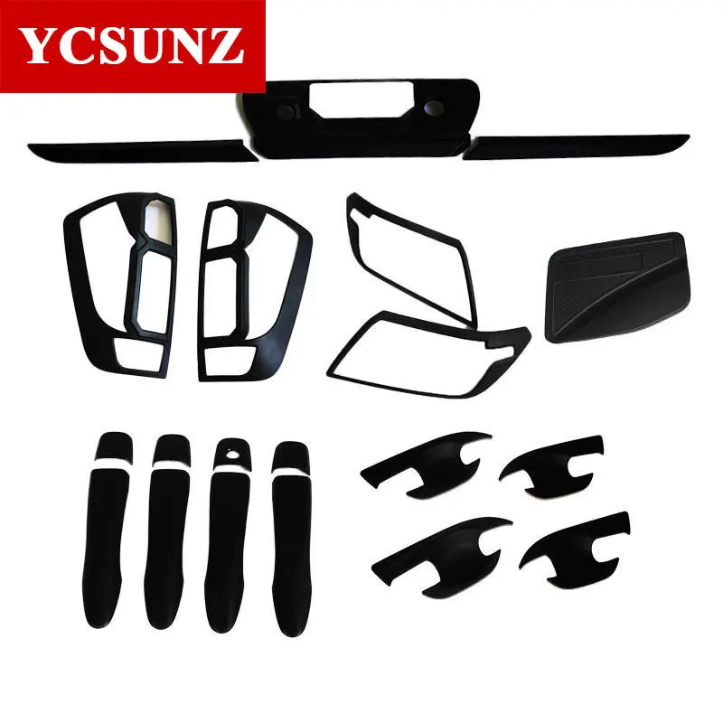 Car Parts Black Kit Accessories For Nissan Navara Np300 2015 2016 2017 2018 For Nissan Frontier Navara D23 2016 Car Styling