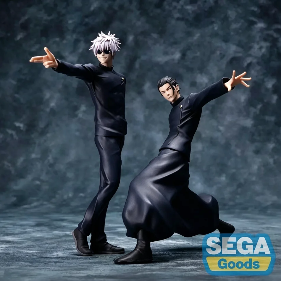 Genuine SEGA Jujutsu Kaisen Anime Figure Noodle‑stopper Satoru Gojo & Suguru Geto PVC Collectible Model Gift Toy