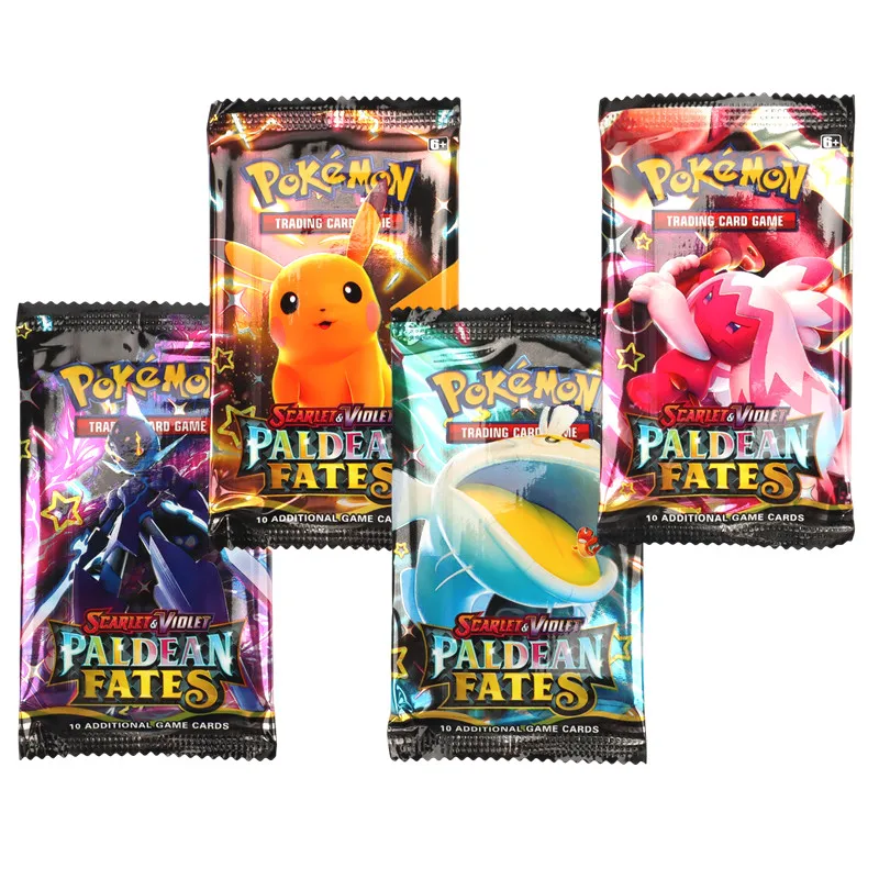 324Pcs English version Pokémon TCG: Scarlet & Violet Paldean Fates Booster Box Pokemon Cards 36 Pack Box