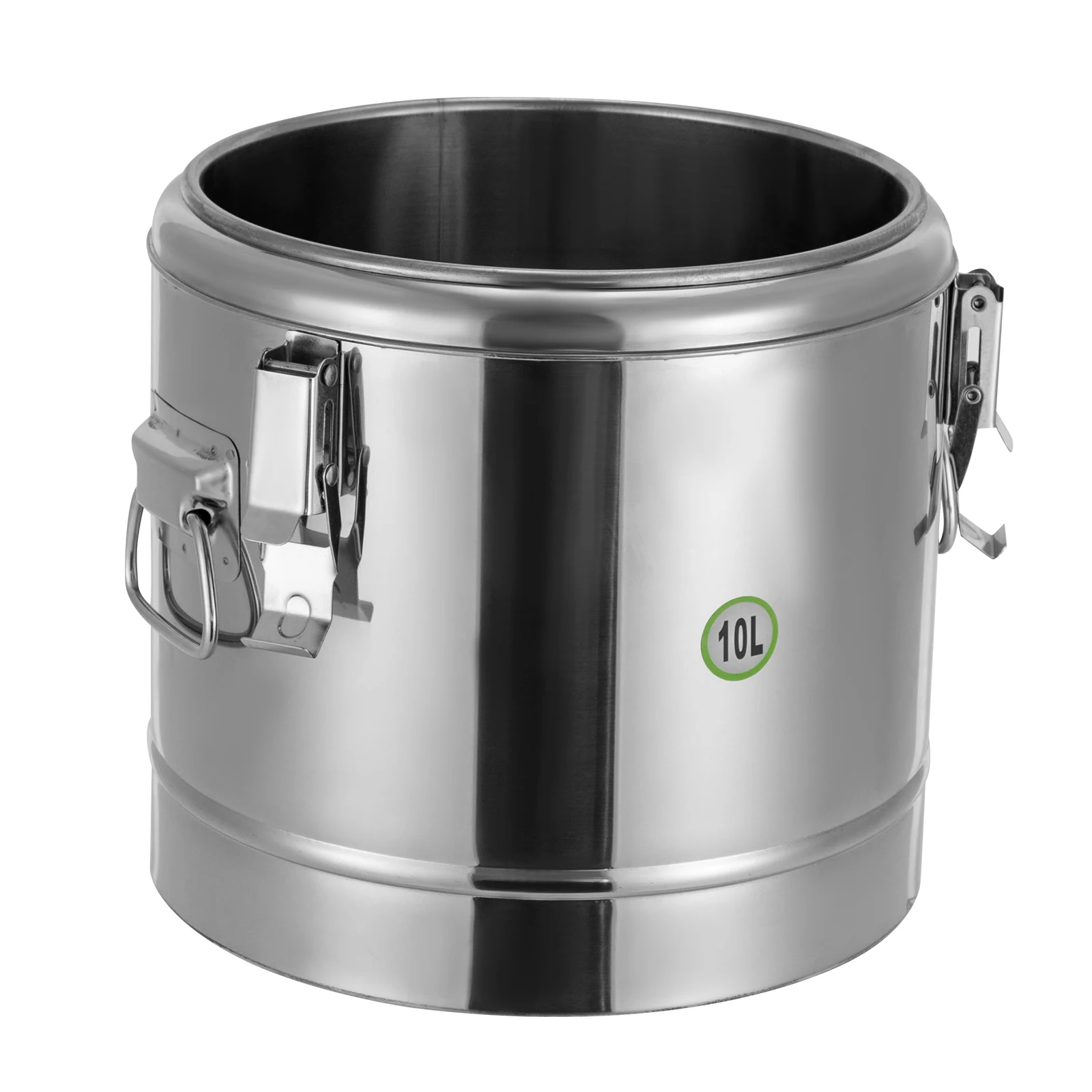 10L/2,64Gal Edelstahl Isolierter Lebensmittelbehälter 304 Thermischer Suppentopf mit Deckel 12H Wärme/Kälte-Erhaltung für Camping Picknick – Detail 5
