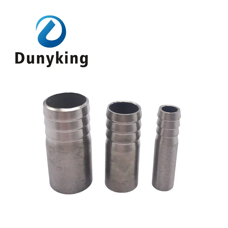 10mm-113mm  304 Stainless Steel Pipe Fitting Connector Barbed Pipe single head Pagoda Joint Connector Air Gas Water Fuel