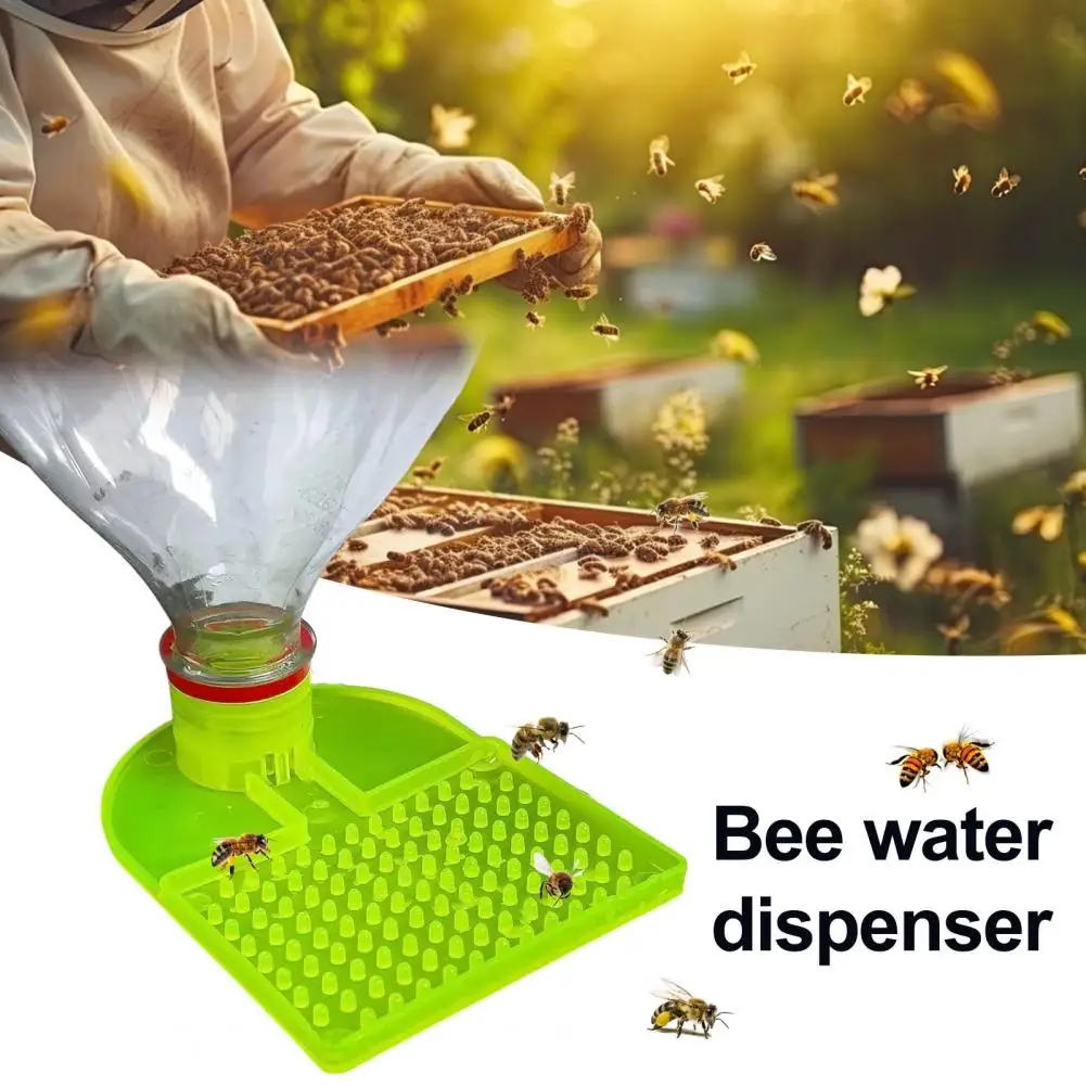 Beekeeping Bee Feeder Bee Drinking Station Feeder Set with Water Bottles Watering Bees Tools Supplies