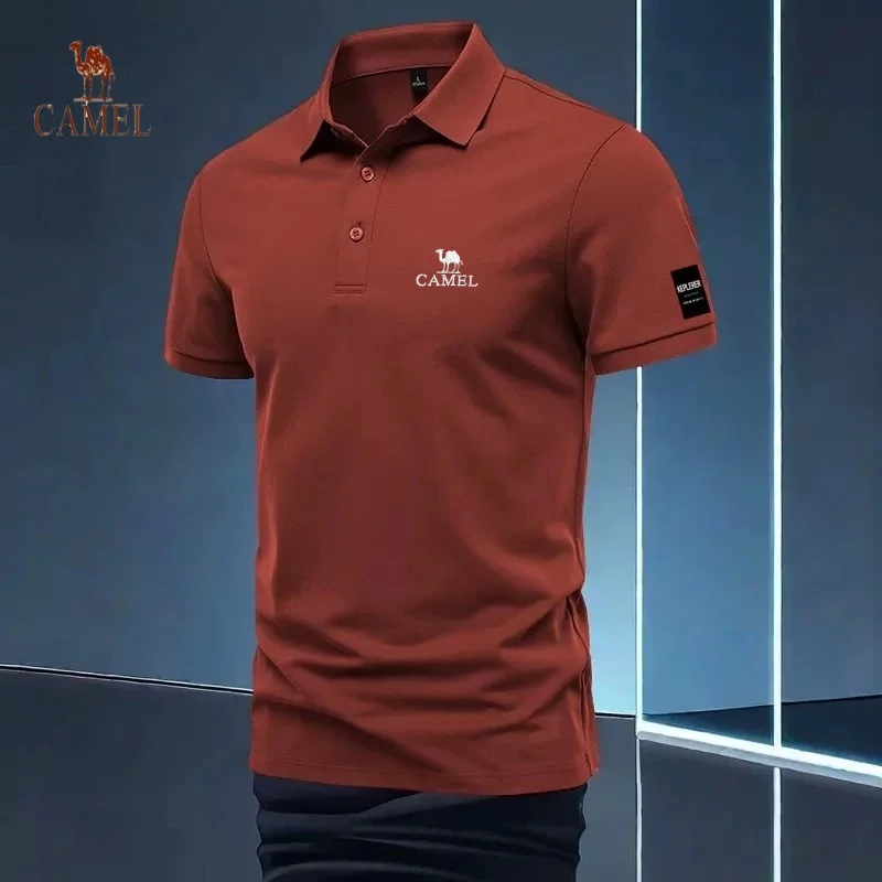 

Men's high-quality pure cotton short sleeved polo shirt, new summer fashion, business leisure, breathable and cool top