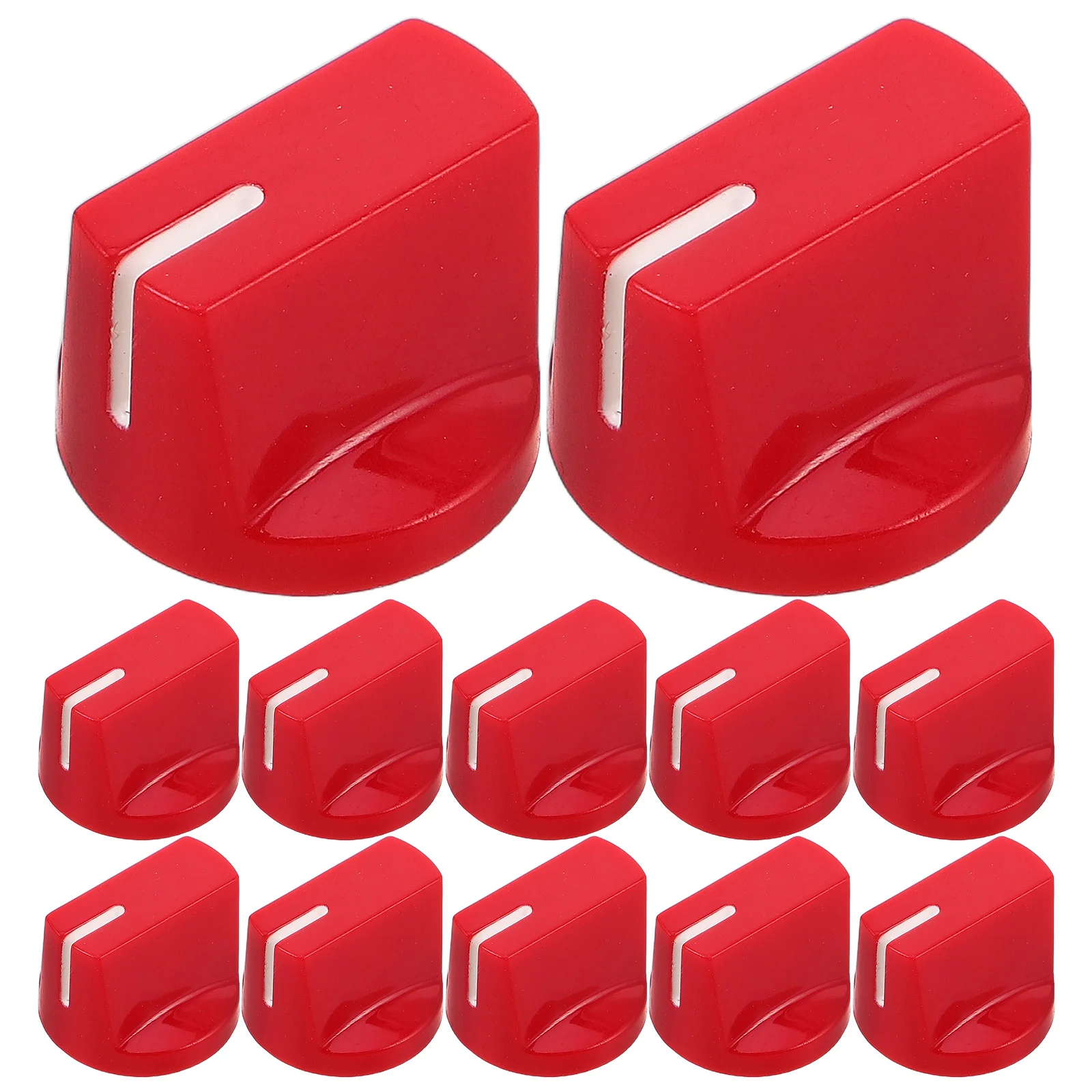 12 Pcs Duckbill Knob Electric Guitar Knobs for Volume Plastic Audio Potentiometer