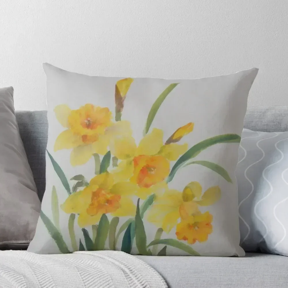 

Daffodil's Throw Pillow luxury decor Pillowcase Cushion Sofa Covers For Living Room pillow