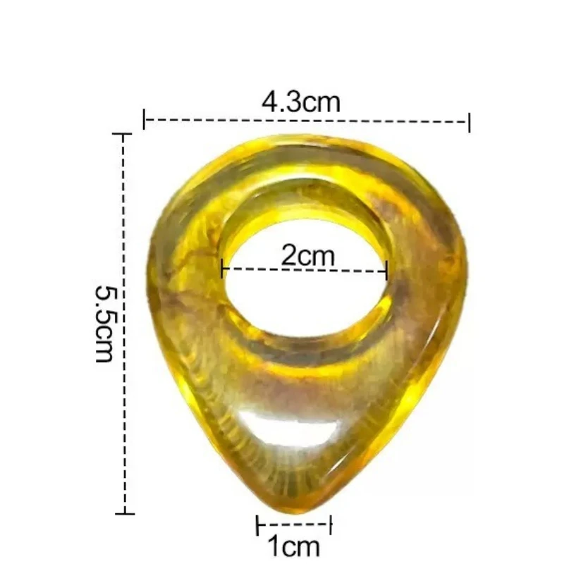 Resin Ring-Style Massage Stick for Plantar Acupoint Stimulation, Foot Reflexology Massager for Sole Acupoints