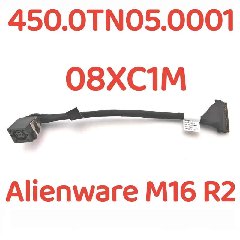 

New Laptop DC Power Jack for DELL Alienware M16 R2 08XC1M 450.0TN05.0001