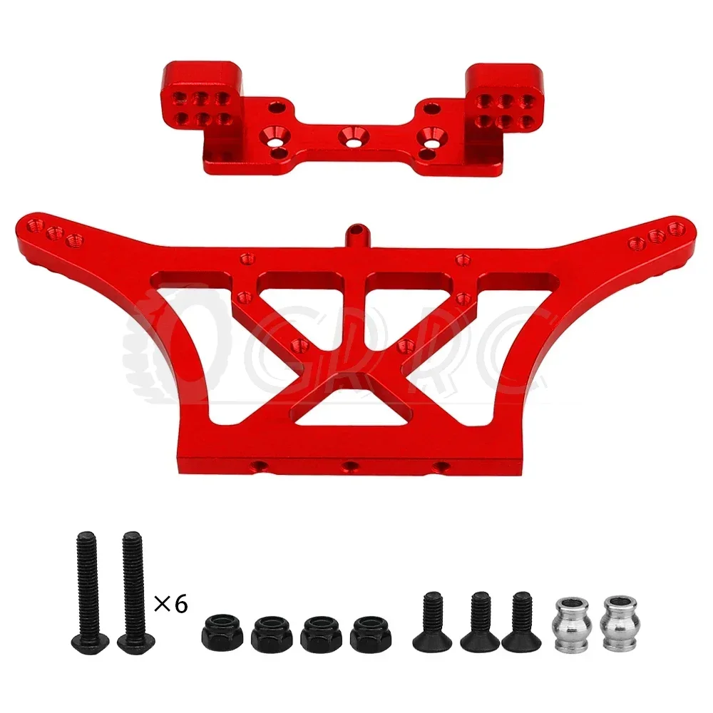 Supports de tour d'amortisseur avant et arrière en aluminium, pièces de mise à niveau, Remplacer 3638 3639 pour 1/10, Traxxas Slash 2WD Rustler Stampede VXL Skully