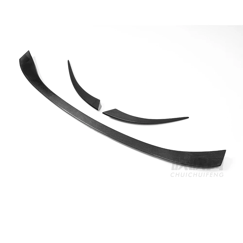 NEW 100% Dry Carbon Fiber AX Style Three-section Mid-wing Rear Spoiler for Aston Martin DBX Trunk Rear Spoiler