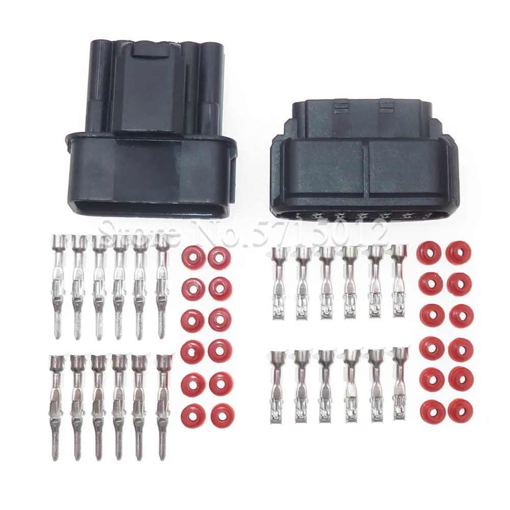 12 Hole Electrical Automotive LED Light Socket 6181-6784 6189-7410 Auto Waterproof Connector For Honda