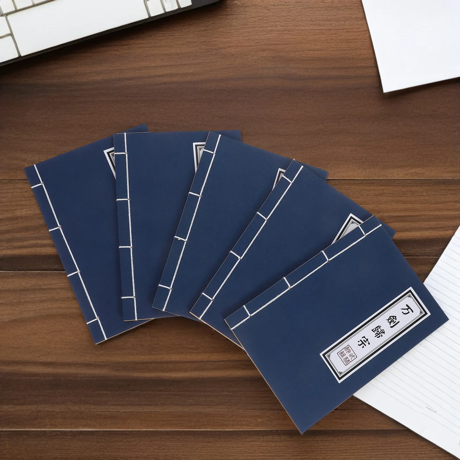 

Набор из 5 винтажных блокнотов в китайском стиле Уся: тайные дневники без линовки для записей, путешествий и учебы