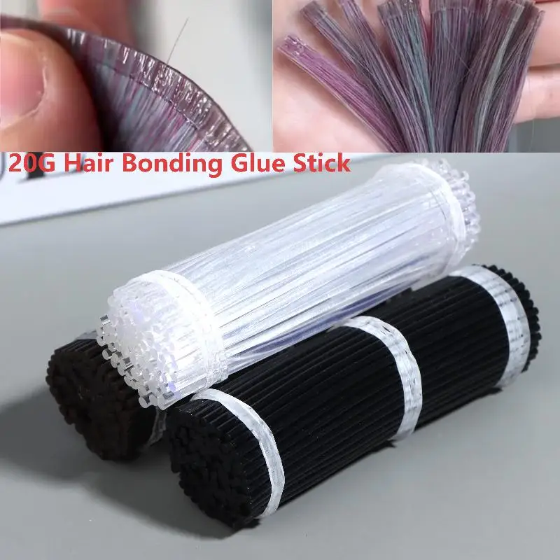 20G Hair Extension Keratin Glue Stick Black Brown Clear Bonding For Salon Extensions Use Gift